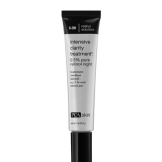 Tube of intensive clarifying treatment for skin.